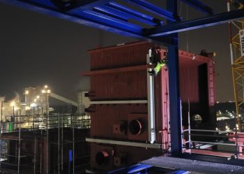 Elementy kotła CFB dla kompleksu Solvay w miejscowości Rheinberg dotarły na miejsce